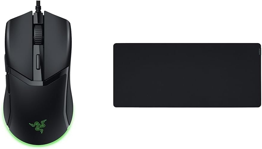 Razer Cobra - Lightweight Wired Gaming Mouse Chroma RGB (57g Lightweight Design, Optical Mouse Switches Gen-3, Chroma Lighting with Gradient Underglow, Precise Sensor Adjustments) Black