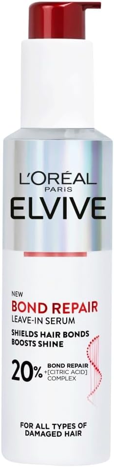 L'Oreal Paris Elvive Bond Repair Conditioner, for Damaged Hair, for Deep Repair, Bonding Hair Care, 150ml