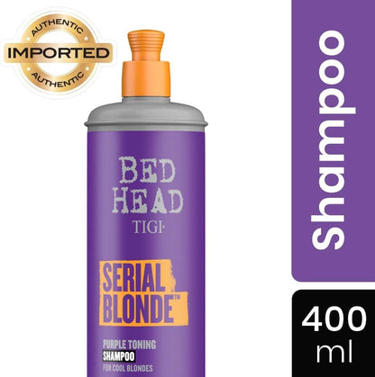 Tigi Bed Head Serial Blonde Purple Toning Shampoo 400ml