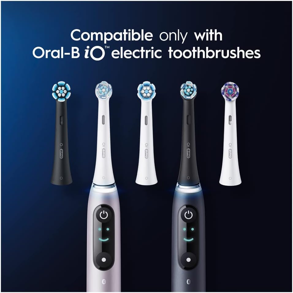 Oral-B iO5 Electric Toothbrushes For Adults, 1 Toothbrush Head & Travel Case, 5 Modes With Teeth Whitening, UK 2 Pin Plug, Pink