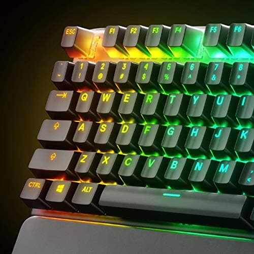 SteelSeries Apex 9 TKL - Mechanical Gaming Keyboard – Optical Switches – 2-Point Actuation – Compact Esports Tenkeyless Form Factor – Hotswappable Switches - English QWERTY Layout