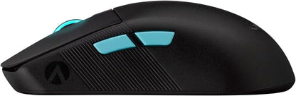 Asus ROG Harpe Ace Aim Lab Edition Wireless Gaming Mouse, 54 g Lightweight, 2.4GHz RF, Bluetooth, 36K DPI Sensor, 5 Buttons, ROG SpeedNova, ROG Omni Receiver, Esports & FPS Gaming, Black