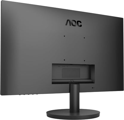 AOC 23.8 Inch 24B3HM/01 Monitor | 1920 x 1080 | 75Hz | FreeSync, Low Blue light, Flicker Free, Frameless design | 250 cd/m | HDMI, VGA