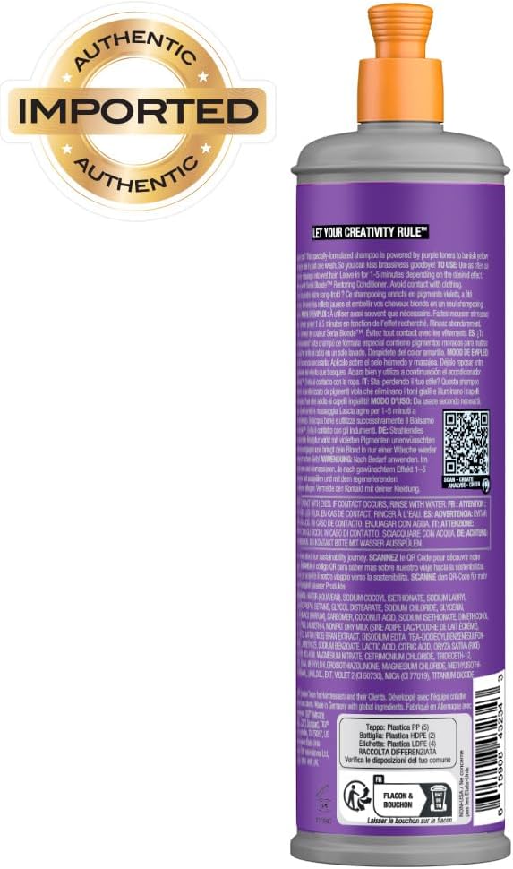 Tigi Bed Head Serial Blonde Purple Toning Shampoo 400ml