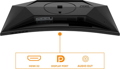 AOC 27 inch Gaming Monitor 27G2ZNE/BK/01 | 1920 x 1080 | 240Hz | 250 cd/m | HDMI 2.0 x 2, Display Port 1.2