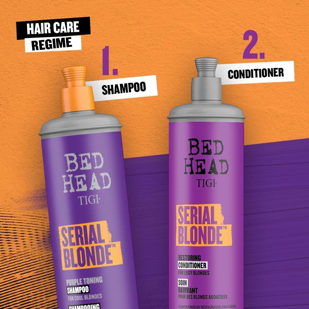 Tigi Bed Head Serial Blonde Purple Toning Shampoo 400ml