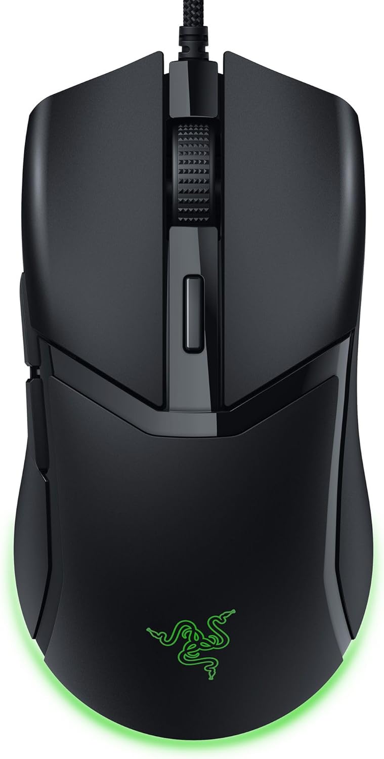 Razer Cobra - Lightweight Wired Gaming Mouse Chroma RGB (57g Lightweight Design, Optical Mouse Switches Gen-3, Chroma Lighting with Gradient Underglow, Precise Sensor Adjustments) Black