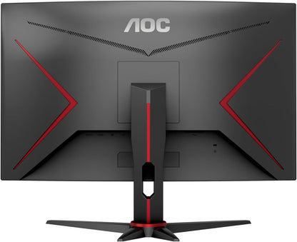 AOC Gaming Monitor CQ27G2SE/BK/01 | 27 Inch | 2560 x 1440 | 165Hz | 250 cd/m | HDMI 2.0 x 2, Display Port 1.2