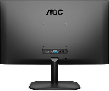 AOC 23.8 Inch 24B3HM/01 Monitor | 1920 x 1080 | 75Hz | FreeSync, Low Blue light, Flicker Free, Frameless design | 250 cd/m | HDMI, VGA