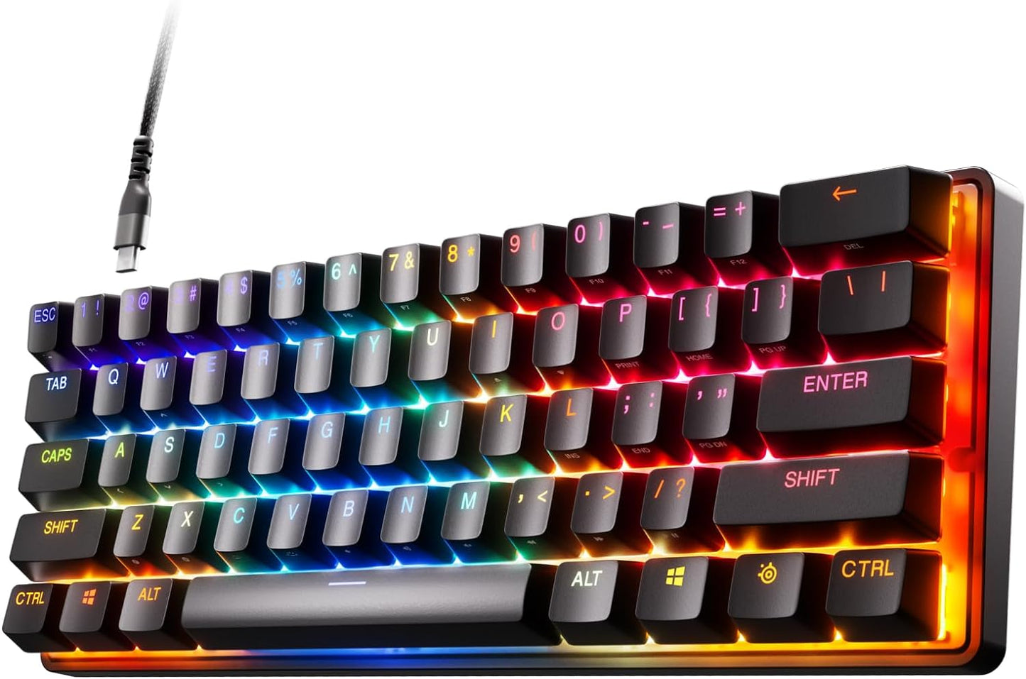 SteelSeries Apex 9 TKL - Mechanical Gaming Keyboard – Optical Switches – 2-Point Actuation – Compact Esports Tenkeyless Form Factor – Hotswappable Switches - English QWERTY Layout