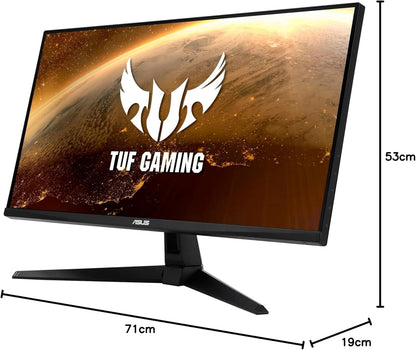 ASUS TUF Gaming 90LM05B0-B02170 Monitor | 28 inch | 4K (3840x2160) | DCI-P3 | Adaptive-Sync, FreeSync | HDR 10