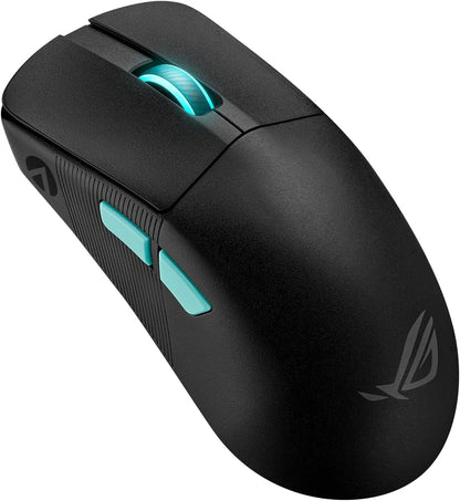 Asus ROG Harpe Ace Aim Lab Edition Wireless Gaming Mouse, 54 g Lightweight, 2.4GHz RF, Bluetooth, 36K DPI Sensor, 5 Buttons, ROG SpeedNova, ROG Omni Receiver, Esports & FPS Gaming, Black