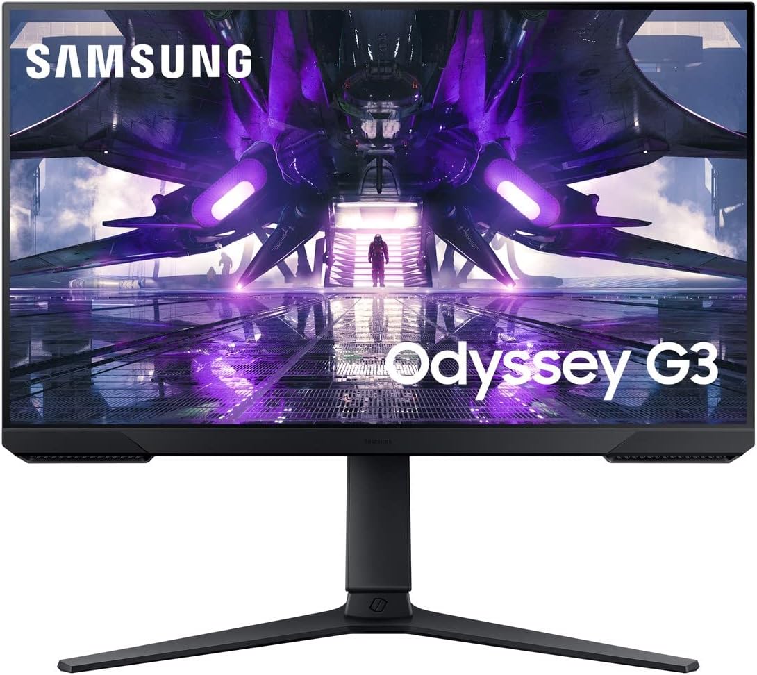 Samsung Odyssey 24 inch Gaming Monitor LS24AG320NUXXU | 1920x1080 | 165Hz | Displayport, HDMI | FullHD 1080p | Height Adjust | Freesync Premium