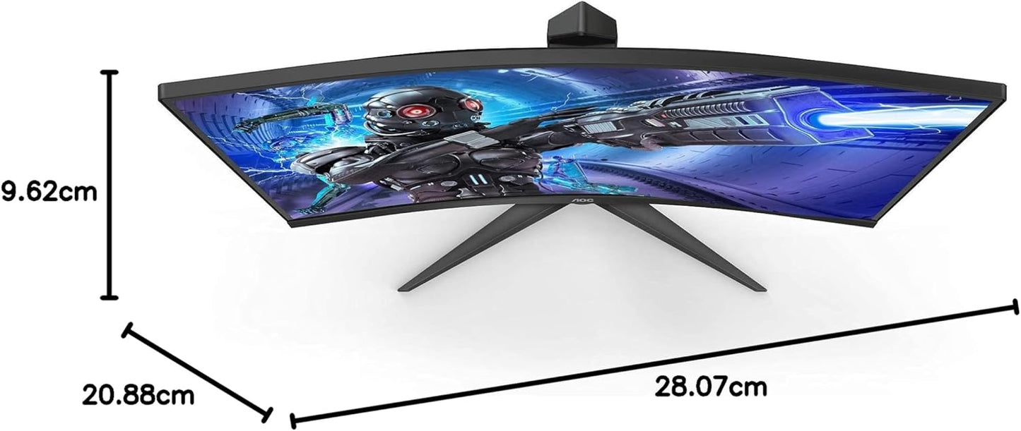 AOC 27 inch Gaming Monitor 27G2ZNE/BK/01 | 1920 x 1080 | 240Hz | 250 cd/m | HDMI 2.0 x 2, Display Port 1.2