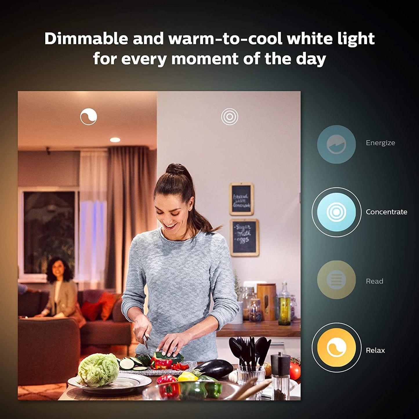 Philips Hue White & Colour Ambiance Smart Bulb Twin Pack LED [B22 Bayonet Cap] - 1100 Lumens (75W Equivalent). Works with Alexa, Google Assistant and Apple Homekit, 2 Count (Pack of 1)