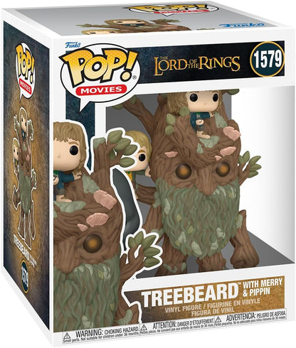 Funko Pop! Super: LOTR - Pippin Took - Treebeard With Mary & Pip - Lord Of the Rings - Collectable Vinyl Figure - Gift Idea - Official Merchandise - Toys for Kids & Adults - Movies Fans