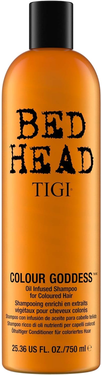 Bed Head by TIGI | Colour Goddess Shampoo and Conditioner Set | Professional Hair Treatment For Coloured Hair | Nourishing And Moisturising | 750 ml (Pack of 2)