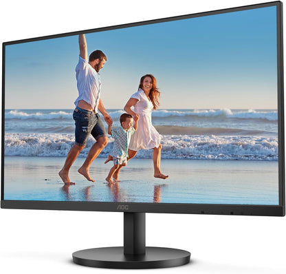 AOC 23.8 Inch 24B3HM/01 Monitor | 1920 x 1080 | 75Hz | FreeSync, Low Blue light, Flicker Free, Frameless design | 250 cd/m | HDMI, VGA