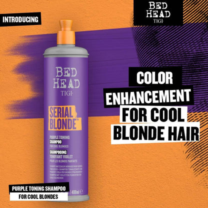 Tigi Bed Head Serial Blonde Purple Toning Shampoo 400ml