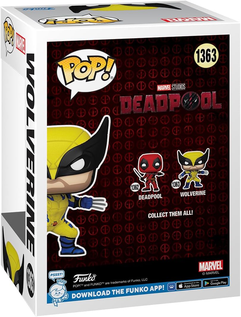 Funko POP! Marvel: Deadpool & Wolverine - Wolverine - Collectable Vinyl Figure - Gift Idea - Official Merchandise - Toys for Kids & Adults - Movies Fans - Model Figure for Collectors and Display