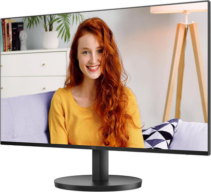 AOC 23.8 Inch 24B3HM/01 Monitor | 1920 x 1080 | 75Hz | FreeSync, Low Blue light, Flicker Free, Frameless design | 250 cd/m | HDMI, VGA