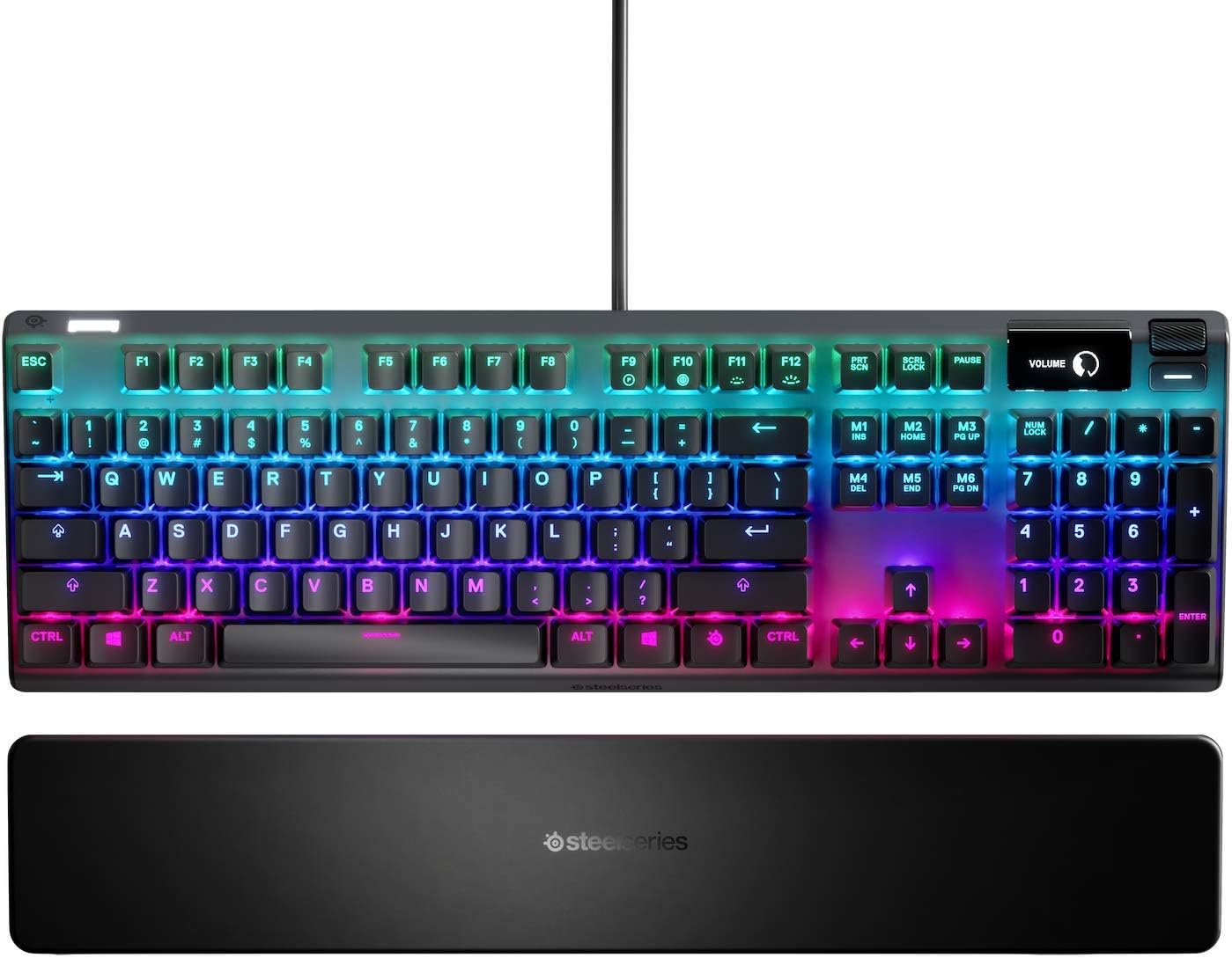 SteelSeries Apex 9 TKL - Mechanical Gaming Keyboard – Optical Switches – 2-Point Actuation – Compact Esports Tenkeyless Form Factor – Hotswappable Switches - English QWERTY Layout