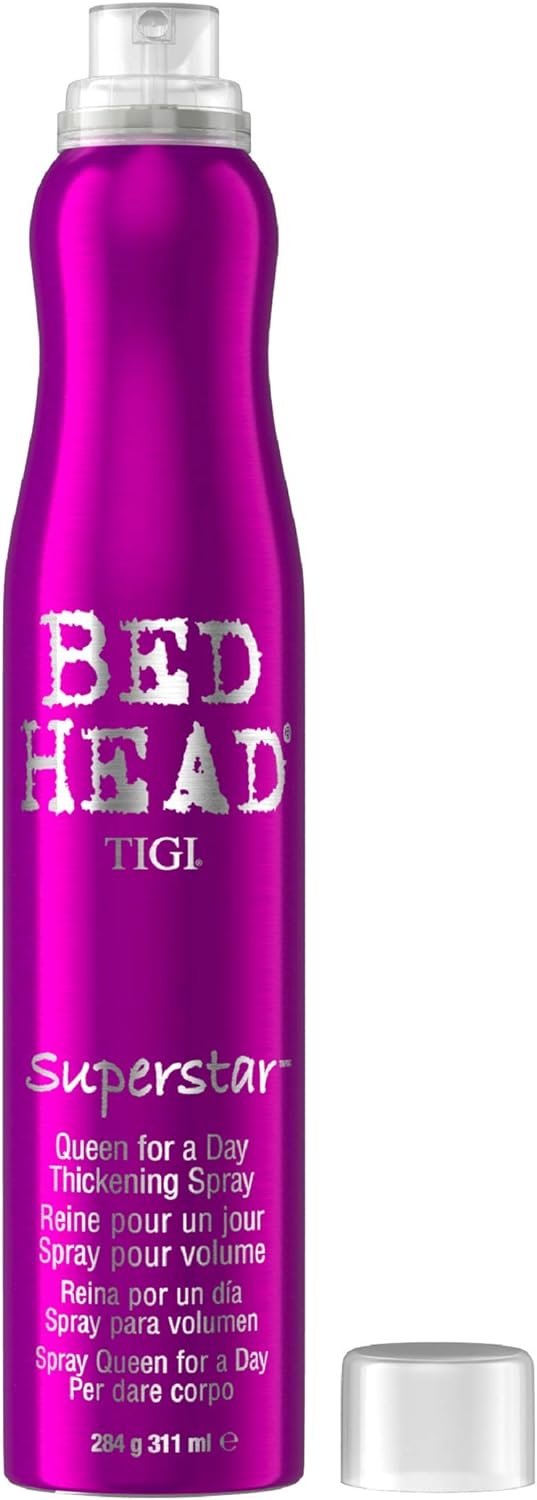 Bed Head by TIGI | Queen For a Day Thickening Hair Volume Spray | Professional Volumising Hair Products | Ideal For Fine, Flat And Thin Hair | 311ml, Packaging may vary