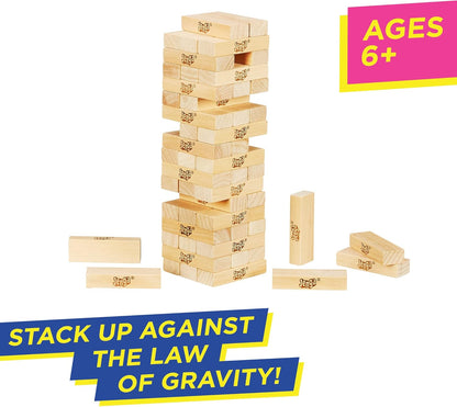 Hasbro Gaming Jenga Classic, Children's game that promotes reaction speed from 6 years