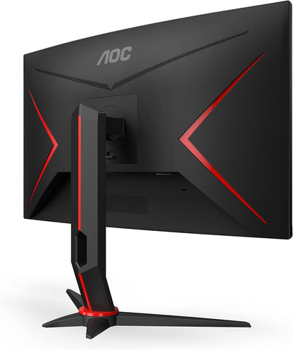 AOC Gaming Monitor CQ27G2SE/BK/01 | 27 Inch | 2560 x 1440 | 165Hz | 250 cd/m | HDMI 2.0 x 2, Display Port 1.2