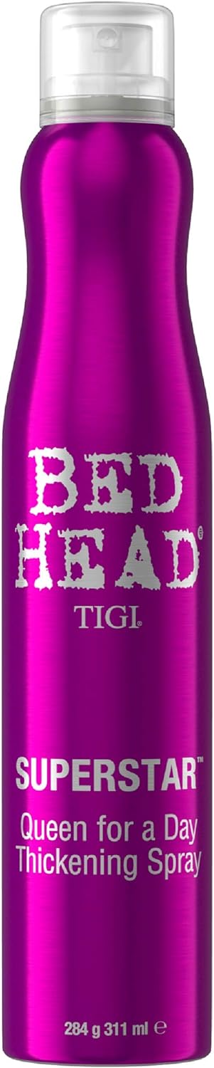 Bed Head by TIGI | Queen For a Day Thickening Hair Volume Spray | Professional Volumising Hair Products | Ideal For Fine, Flat And Thin Hair | 311ml, Packaging may vary