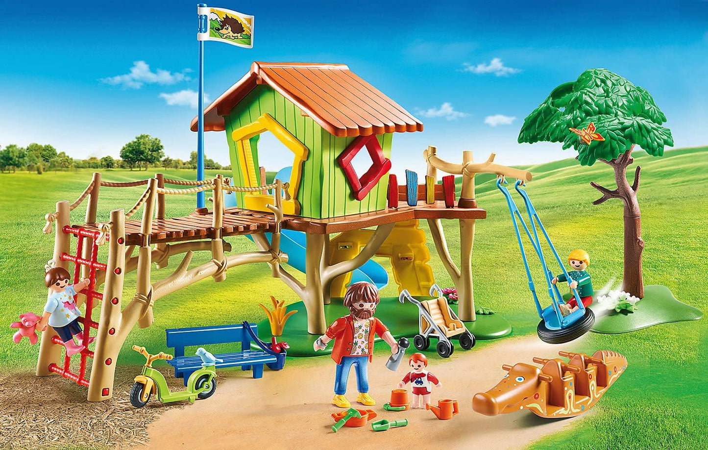 PLAYMOBIL 70281 City Life Pre-School Adventure Playground, for Children Ages 4+