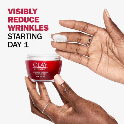 Olay Regenerist Micro-Sculpting Cream Fragrance Free 1.7 OZ