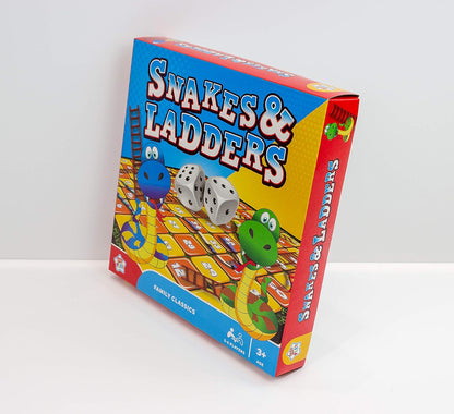 Kids Play Snakes & Ladders Family Classics Board Game (2-6 Players)