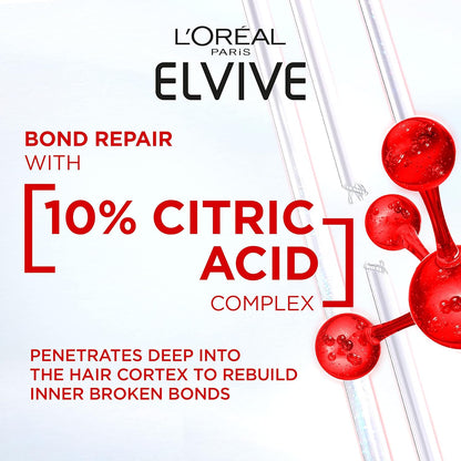 L'Oreal Paris Elvive Bond Repair Conditioner, for Damaged Hair, for Deep Repair, Bonding Hair Care, 150ml