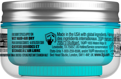 Bed Head by TIGI | Manipulator Texturising Hair Putty For Men and Women | Professional Strong Hold Hair Styling Product | For Short And Medium Hair | 57g