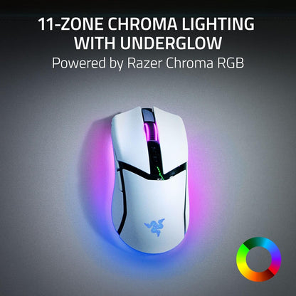 Razer Cobra - Lightweight Wired Gaming Mouse Chroma RGB (57g Lightweight Design, Optical Mouse Switches Gen-3, Chroma Lighting with Gradient Underglow, Precise Sensor Adjustments) Black