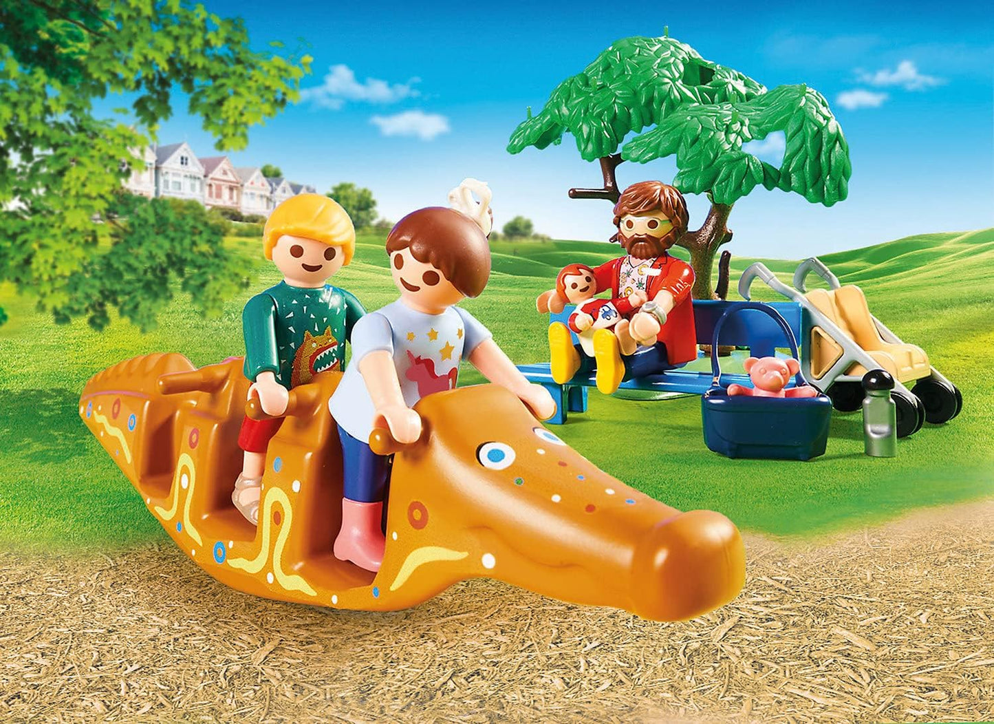 PLAYMOBIL 70281 City Life Pre-School Adventure Playground, for Children Ages 4+