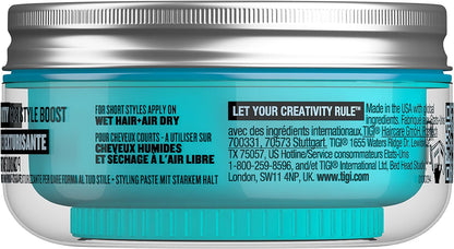 Bed Head by TIGI | Manipulator Texturising Hair Putty For Men and Women | Professional Strong Hold Hair Styling Product | For Short And Medium Hair | 57g