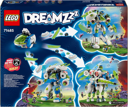 LEGO DREAMZzz 3-in-1 Mateo and Z-Blob the Knight Battle Mech Set, Space Shuttle Toy Rebuilds into 3 Different Robot Action Figures for Boys & Girls, Fantasy Birthday Gift for Kids aged 10 Plus 71485