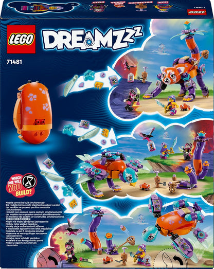 LEGO DREAMZzz 3-in-1 Izzie’s Dream Animals Set, Panda to Turtle to Bird Building Toy for 8 Plus Year Old Girls and Boys, Creative Playset with 2 Minifigures, Kids' Birthday Gift Idea 71481