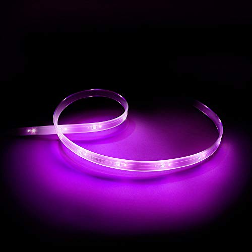 Philips Hue Lightstrip Plus v3 [2 m] White and Colour Ambiance Smart LED Kit (Works with Alexa, Google Assistant and Apple HomeKit)