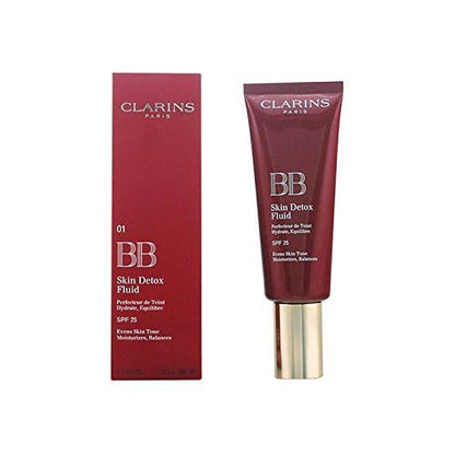 Clarins SPF 25 Skin Detox Fluid BB Cream Number 01, Light 45 ml