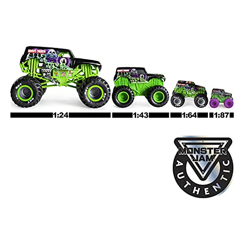 Monster Jam, Official Mini Collectible Monster Trucks 5-Pack with 1 Mystery Truck, 1:87 Scale