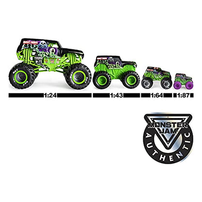 Monster Jam, Official Mini Collectible Monster Trucks 5-Pack with 1 Mystery Truck, 1:87 Scale