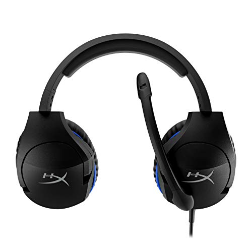 HyperX Cloud Stinger – Gaming Headset, Official PS4 Licensed for PlayStation4, Lightweight, Rotating Ear Cups, Memory Foam, Durability, Steel Sliders, Swivel-to-Mute Noise-Cancellation Microphone