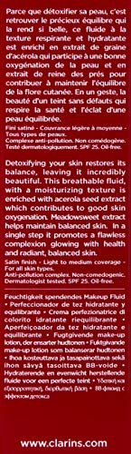 Clarins SPF 25 Skin Detox Fluid BB Cream Number 01, Light 45 ml