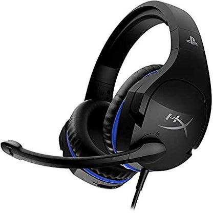 HyperX Cloud Stinger – Gaming Headset, Official PS4 Licensed for PlayStation4, Lightweight, Rotating Ear Cups, Memory Foam, Durability, Steel Sliders, Swivel-to-Mute Noise-Cancellation Microphone