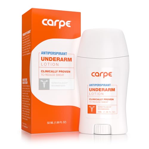 Carpe Underarm Antiperspirant and Deodorant, Clinical strength with all-natural eucalyptus scent, Manage and combat excessive sweating without irritation, Stay fresh and dry all day long