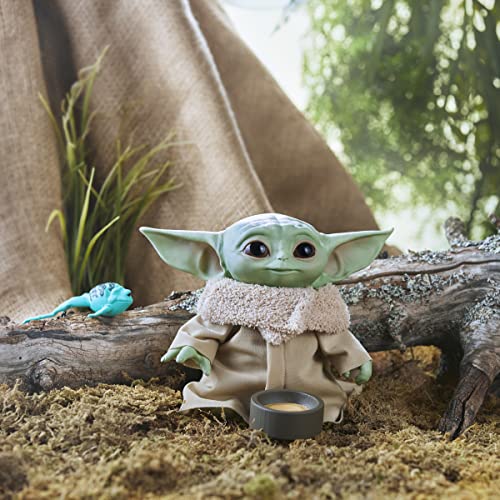 Star Wars The Child Talking Plush Toy with Character Sounds and Accessories, The Mandalorian Toy for Children Aged 3 and Up