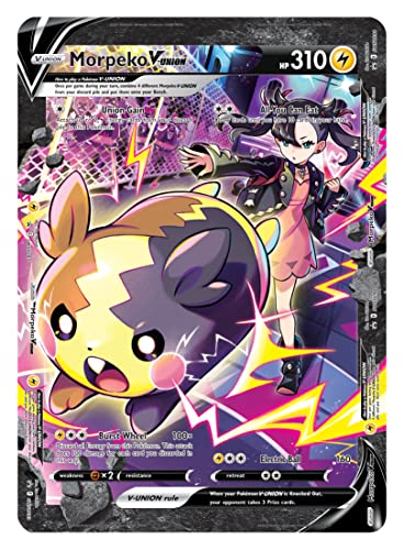 Pokémon Morpeko V-UNION Premium Playmat Collection (4 Promo, 1 Oversize Card & 5 Booster Packs)